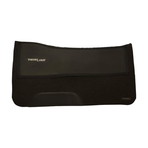 ThinLine Western Saddle Pad Black Felt Liner with fender