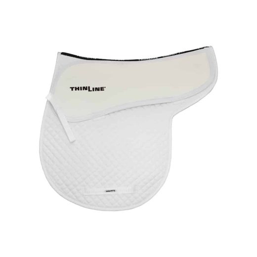 ThinLine Close Contact Numnah Saddle Pad White