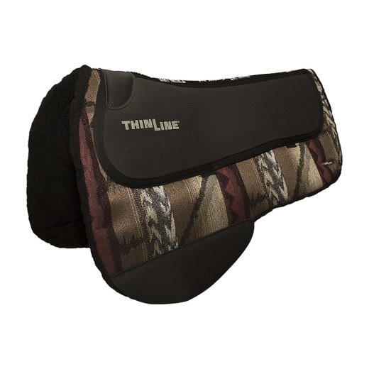 ThinLine Western Ranch Saddle Pad Birch Round Skirt